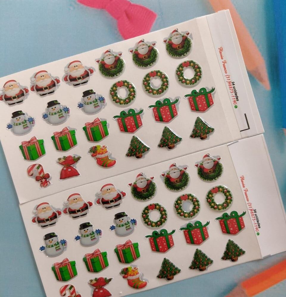 APLIQUE RESINADO NATAL