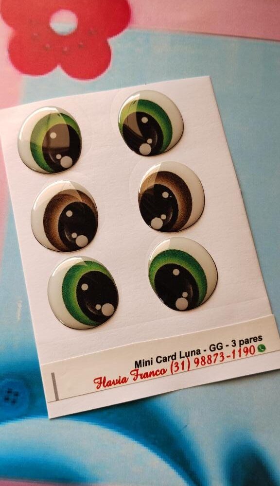 MINI CARD LUNA GG - 3 PARES