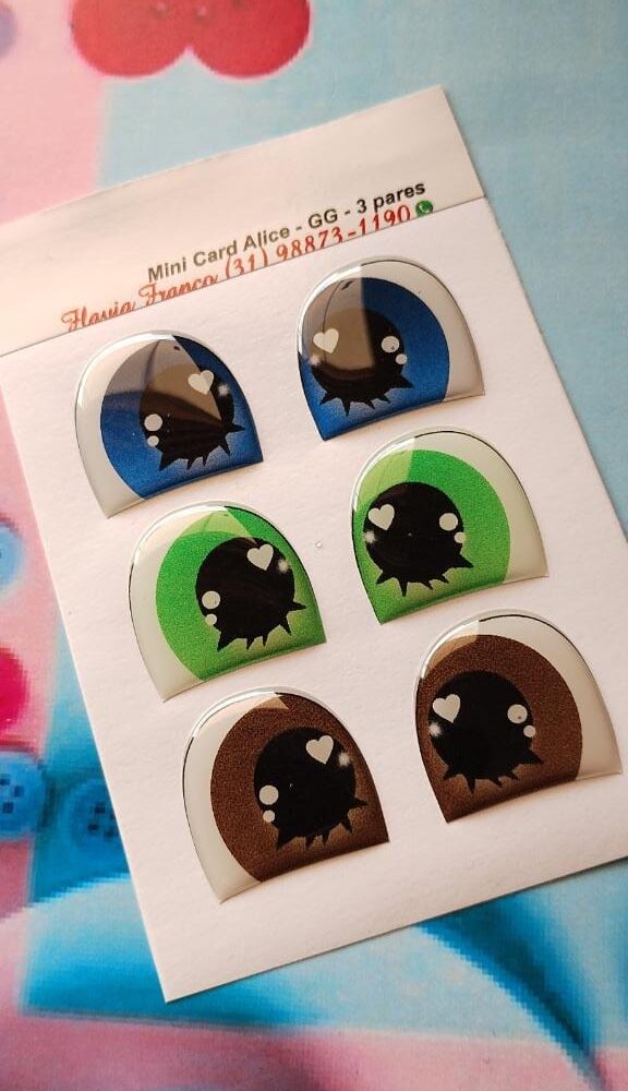 MINI CARD ALICE GG - 3 Pares